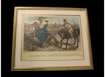 'Gone Away' Lithograph, John Leech