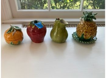 4 Tea Service  Sugar Bowls And Milk Pitchers