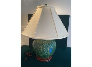 Green French Style Lamp