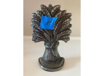 Metal Doorstop In Wheat Shape