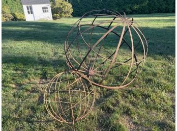 18” Steel Garden Orb
