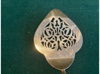 Sterling Silver: Pierced Pie Server