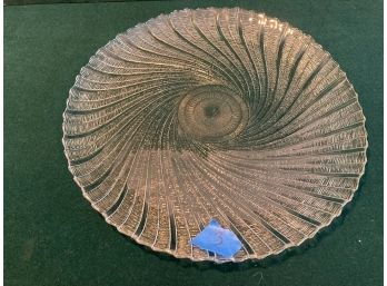 Large Glass Serving Platter