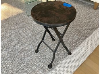 Small Table Or Stool With Folding Legs