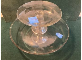 Pair Cake Stands, Set, Tiered