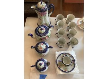 25 Pcs. Tea Service, OMA. Gold Leaf