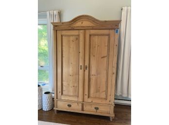 Antique English Pine Armoire
