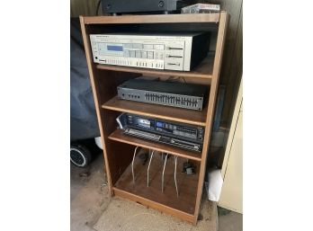 Wooden Component Stereo Cabinet