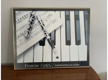 Musical Art In Frame - Francine Zaslow - Inspiration On Ivory