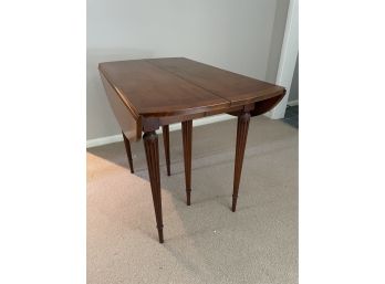 Gorgeous Antique Watertown Slide Drop Leaf Table With Full Set Of Leaves