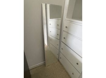 Beveled Wall Mount Dressing Mirror