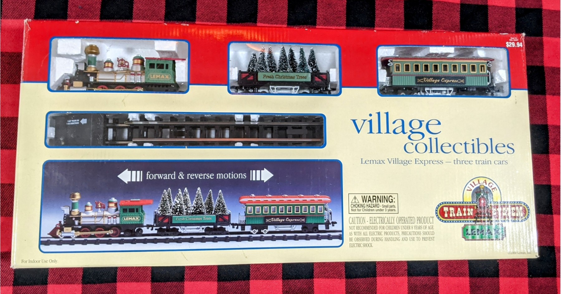 Lemax Village Collectables Christmas Train Set #1367332