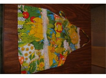 Vintage Animal Printed Apron