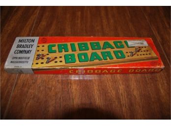 Vintage Milton Bradley Cribbage Board