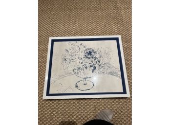 Framed Soicher Marin Floral Print Custom Framed By One Kings Lane