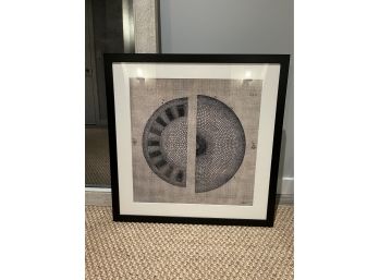 Framed Abstract Mosaic Print