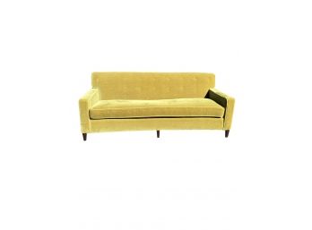 Mohair Green Tufted Sofa
