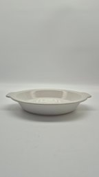 LE TAUCI White Ceramic Baking Dish With Handles