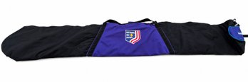 National Ski Patrol Padded Ski Bag / Equipment Carrier  Black & Purple
