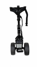 Folding 2-Wheel Golf Bag Pull Cart With Adjustable Bag Supports
