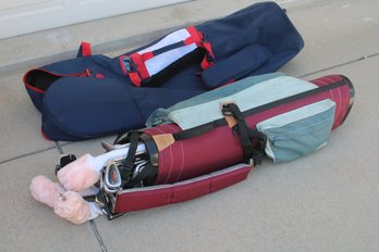 Mixed Golf Club Set With Palm Springs Gravity Balance Irons, Daiwa Woods, Stand Bag & Travel Bag