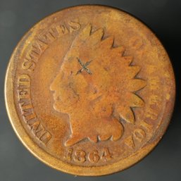 1864 Indian Head Cent