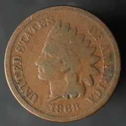 1868 Indian Head Cent