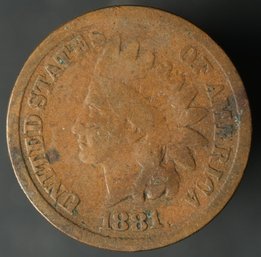 1881 Indian Head Cent