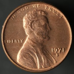 1971-S Lincoln Memorial Cent
