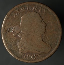 1803 Draped Bust Half Cent