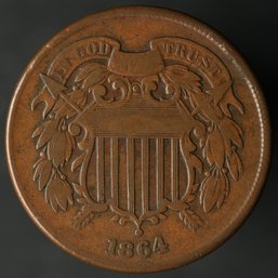 1864 Two Cent Piece