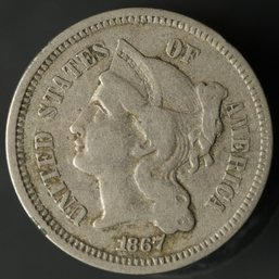 1867 Three Cent Nickel