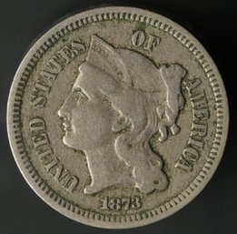 1873 Three Cent Nickel
