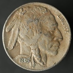 1936-D Buffalo Nickel