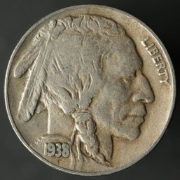 1938-D Buffalo Nickel
