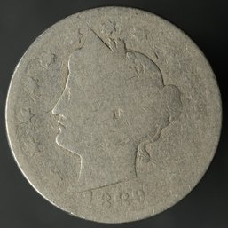 1889 Liberty V Nickel