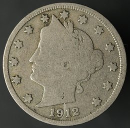 1912-S Liberty V Nickel