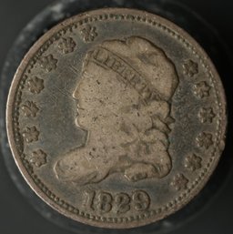 1829 Capped Bust Half Dime