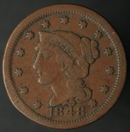 1848 Braided Hair Large Cent