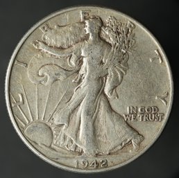 1942-P Walking Liberty Half Dollar