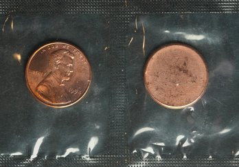 1994-P Lincoln Cent Blank Planchet Set