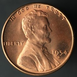 1954-S Lincoln Wheat Cent
