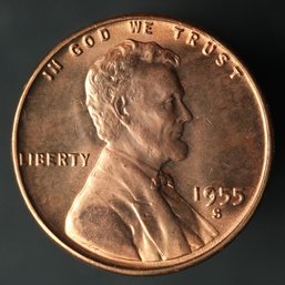 1955-S Lincoln Wheat Cent