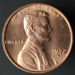 1972-S Lincoln Memorial Cent