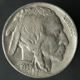 1934-P Buffalo Nickel