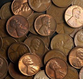 (50) Lincoln Wheat Cents