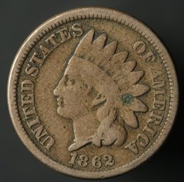1862 Indian Head Cent