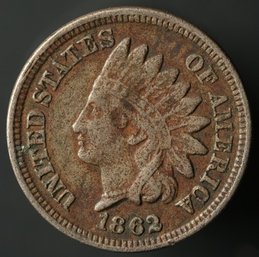 1862 Indian Head Cent