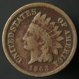 1863 Indian Head Cent