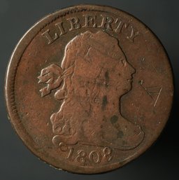 1808 Draped Bust Half Cent